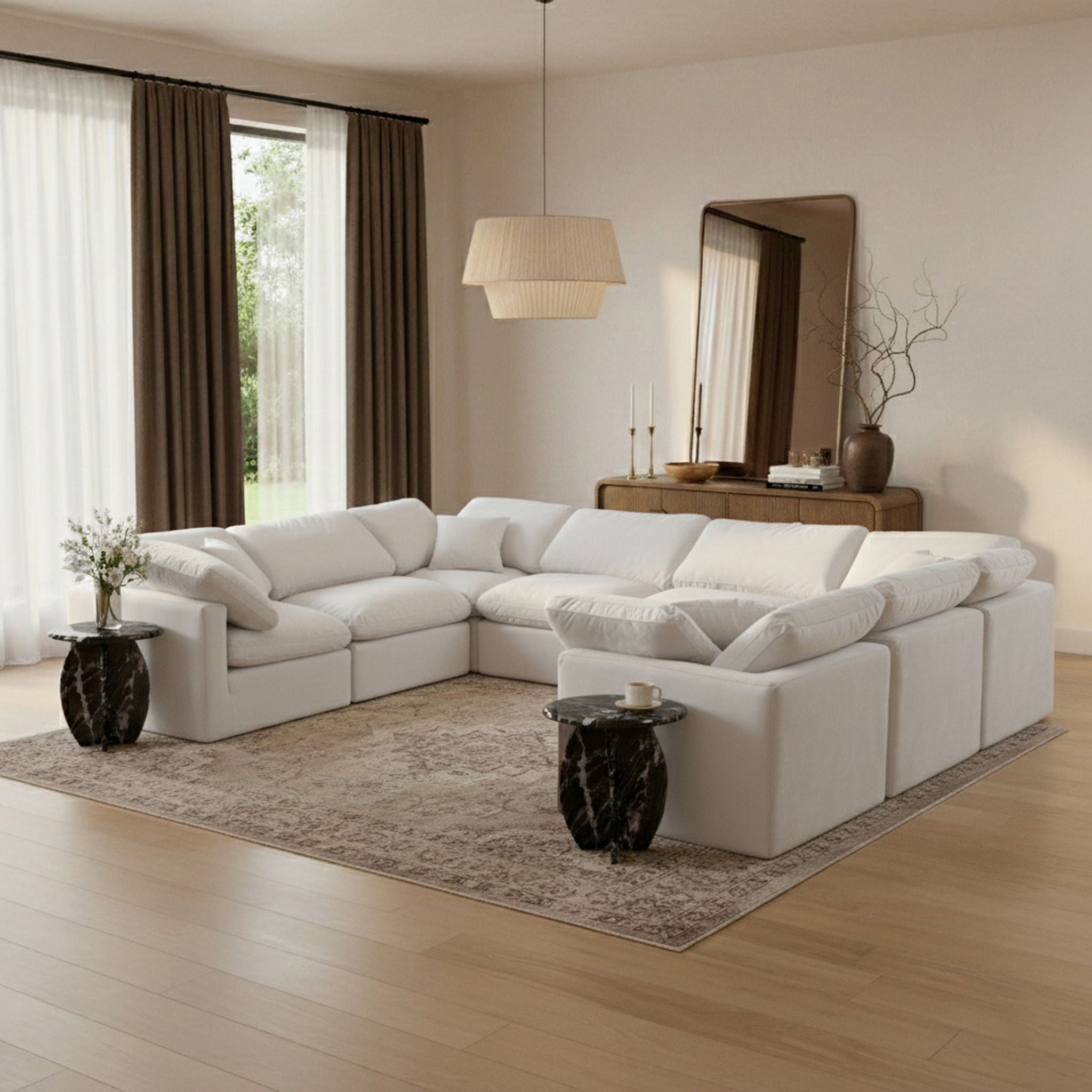 Indulge - Velvet 8 Piece Modular Sectional - Urban Living Furniture (Los Angeles, CA)