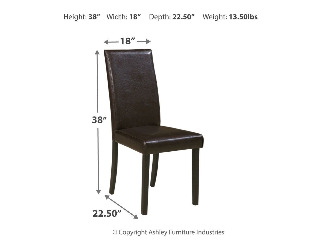 Kimonte - Dining Side Chair - Urban Living Furniture (Los Angeles, CA)