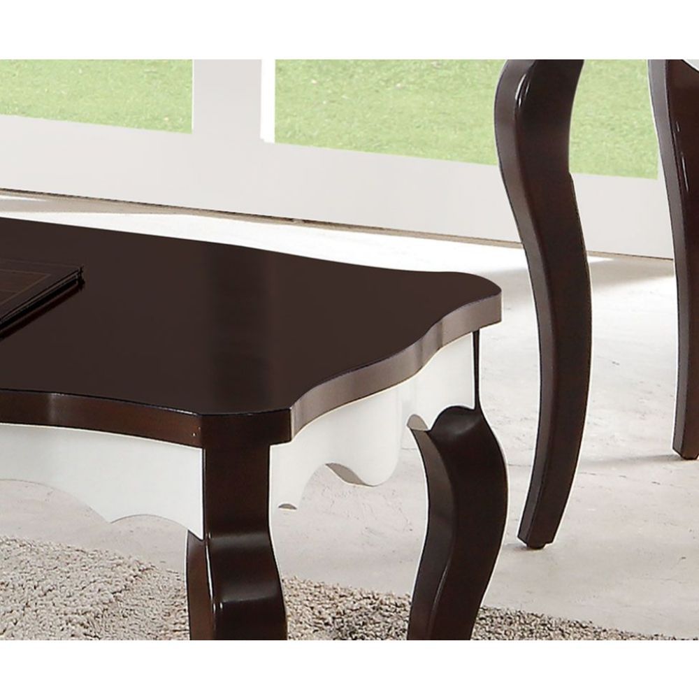 Mathias - Coffee Table - White & Walnut - Urban Living Furniture (Los Angeles, CA)