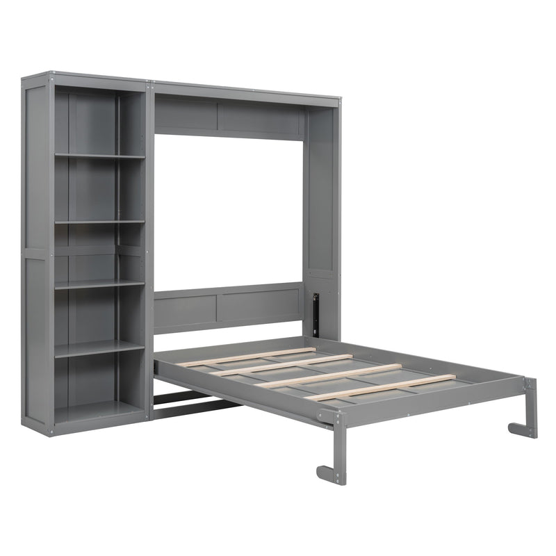 Multifunction Murphy Wall Bed With Shelves