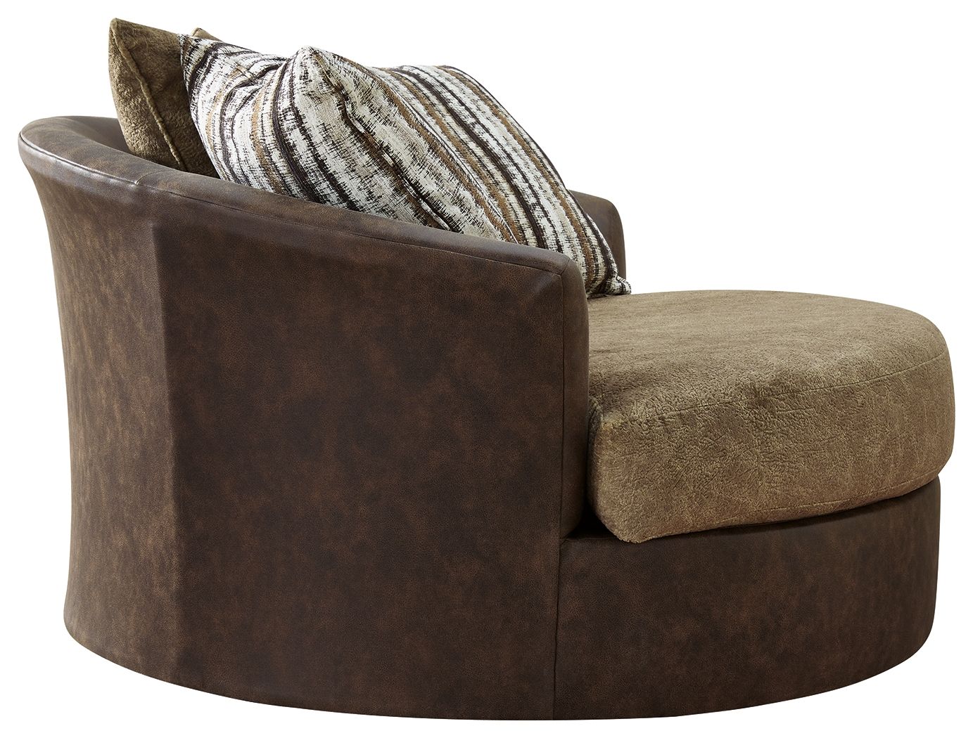 Alesbury - Chocolate - Oversized Swivel Accent Chair - Urban Living Furniture (Los Angeles, CA)