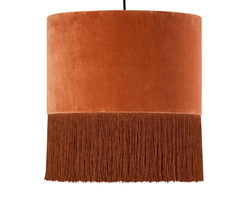 Atolla - Tassel Pendant - Brick