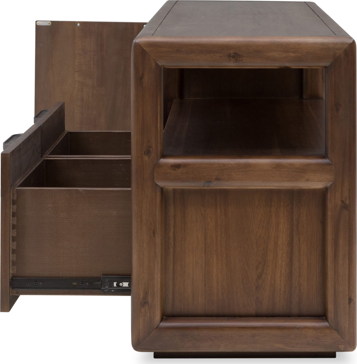 Sol - 74" Media Console - Brown Spice