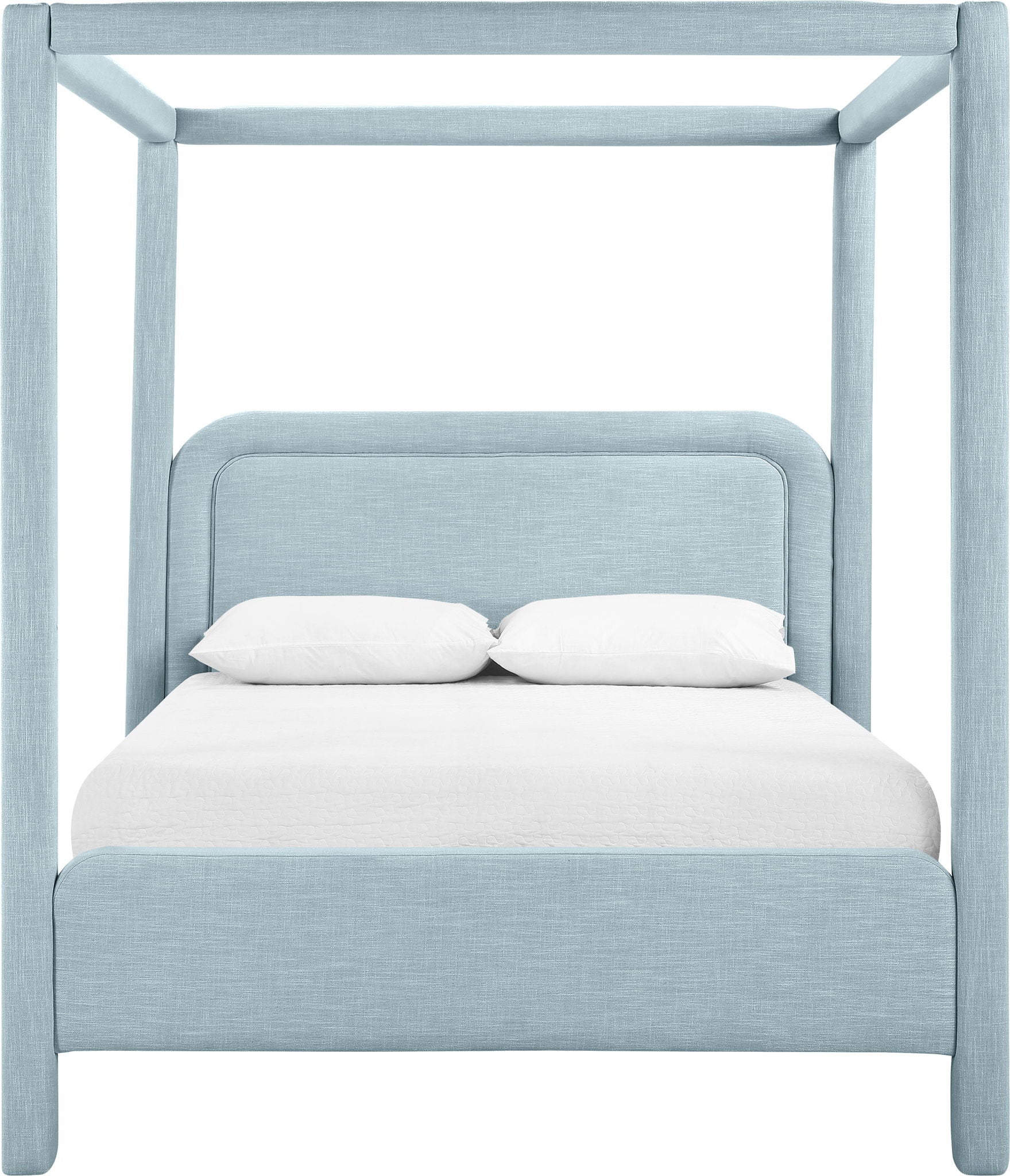 Salina - Linen Textured Fabric Upholstered Bed - Urban Living Furniture (Los Angeles, CA)