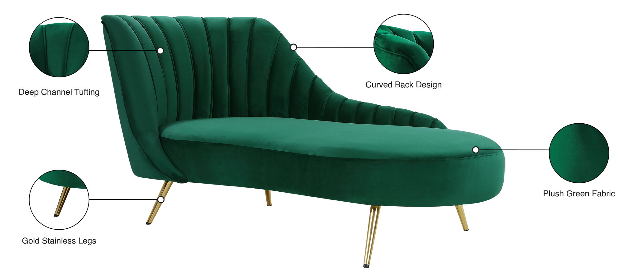Margo - Chaise - Urban Living Furniture (Los Angeles, CA)