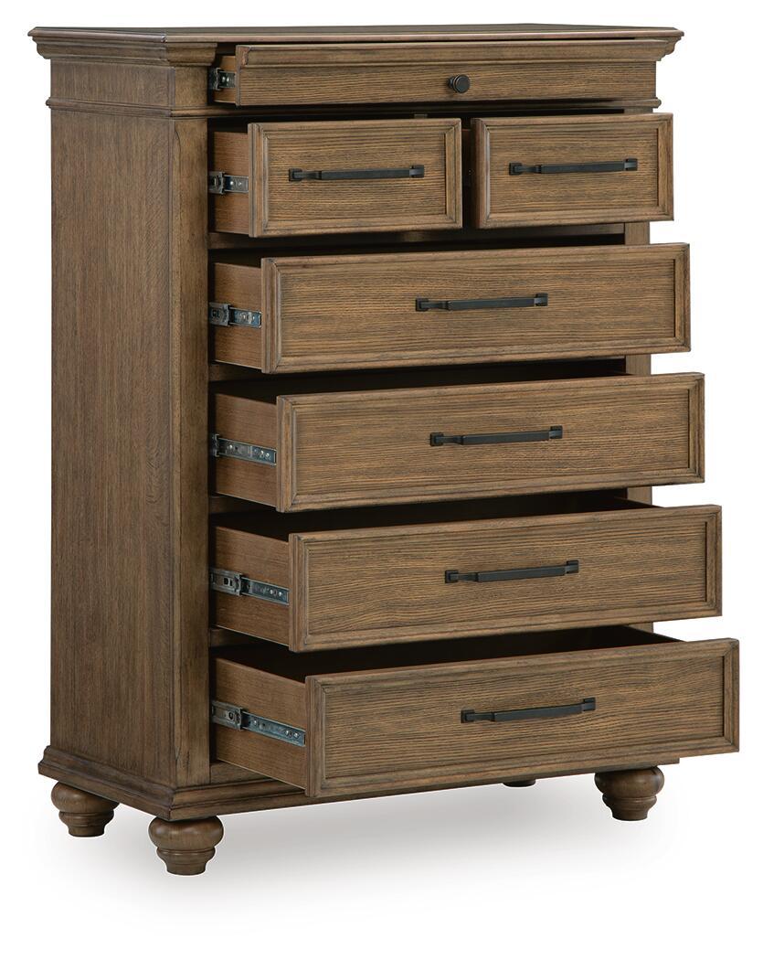 Karallin - Seven Drawer Chest - Medium Brown - Urban Living Furniture (Los Angeles, CA)