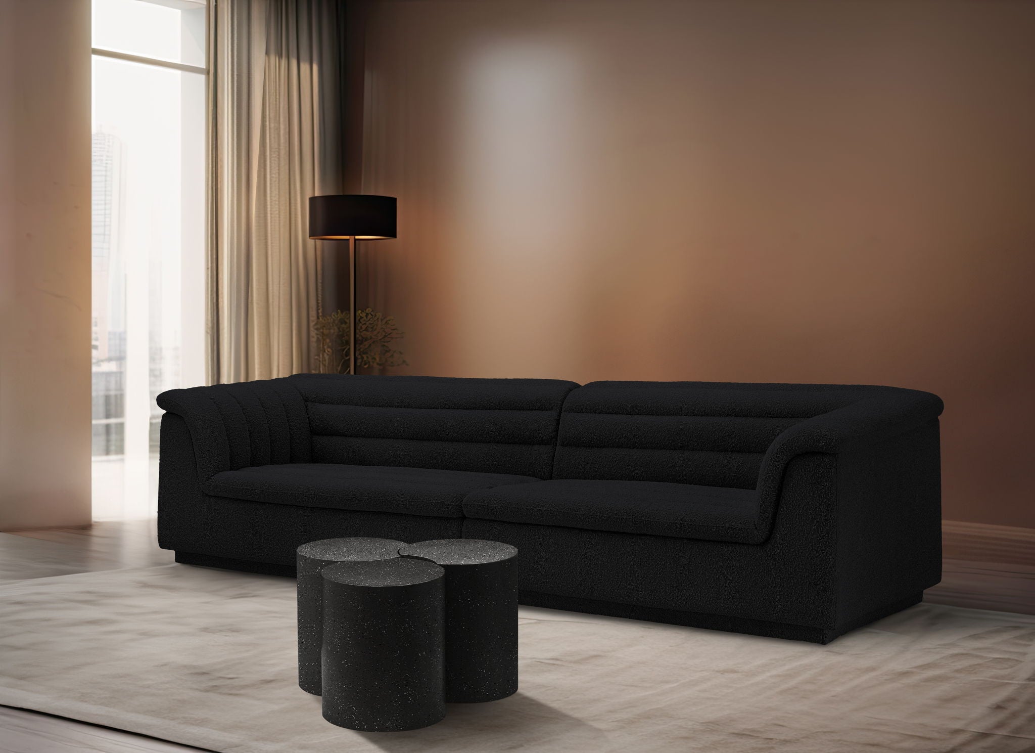 Dimple - 3 Piece Modular Coffee Table - Terazzo Finish - Urban Living Furniture (Los Angeles, CA)