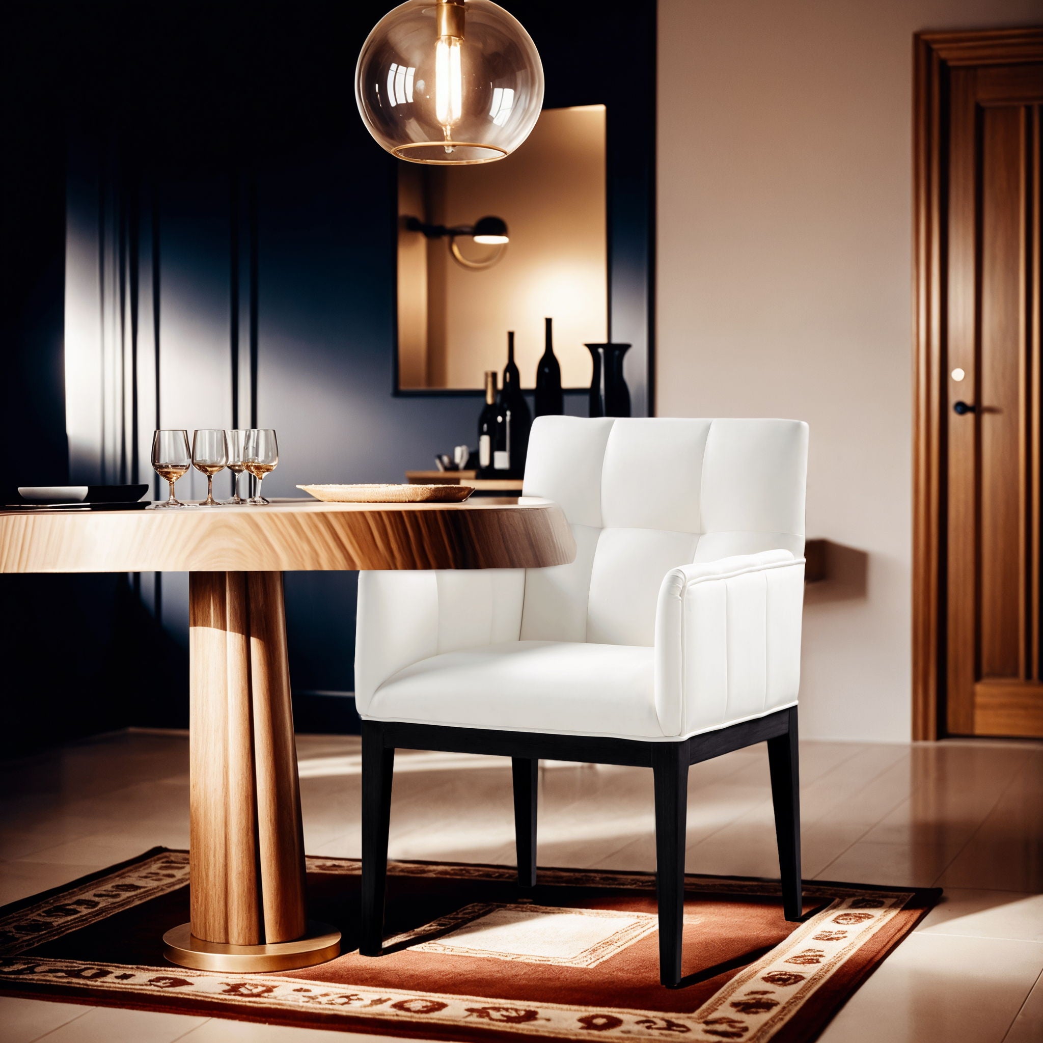 Adrian - Dining Arm Chair (Set of 2) - Black Legs - Urban Living Furniture (Los Angeles, CA)