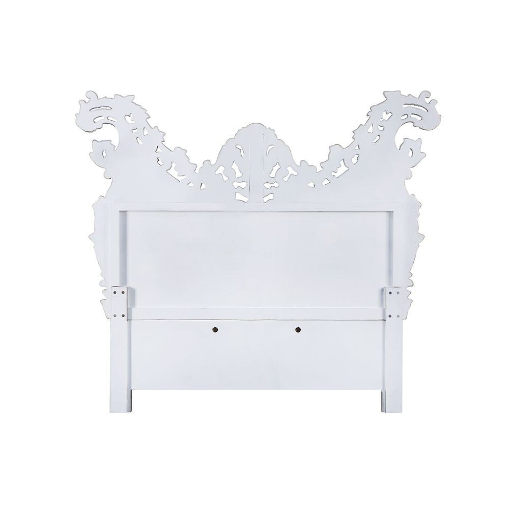 Valkyrie - Eastern King Bed - PU, Light Gold & Gray Finish - Urban Living Furniture (Los Angeles, CA)