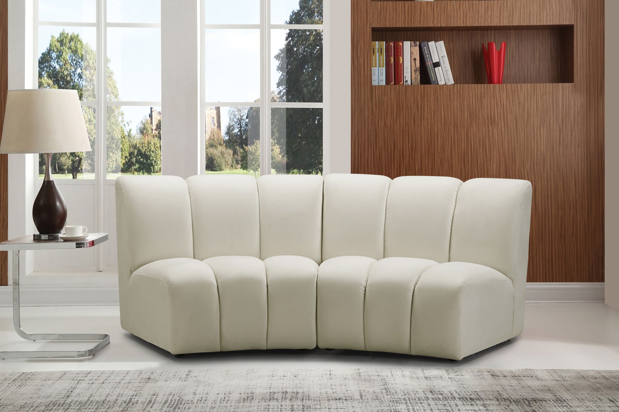 Infinity - 2 Piece Velvet Modular Sectional - Urban Living Furniture (Los Angeles, CA)