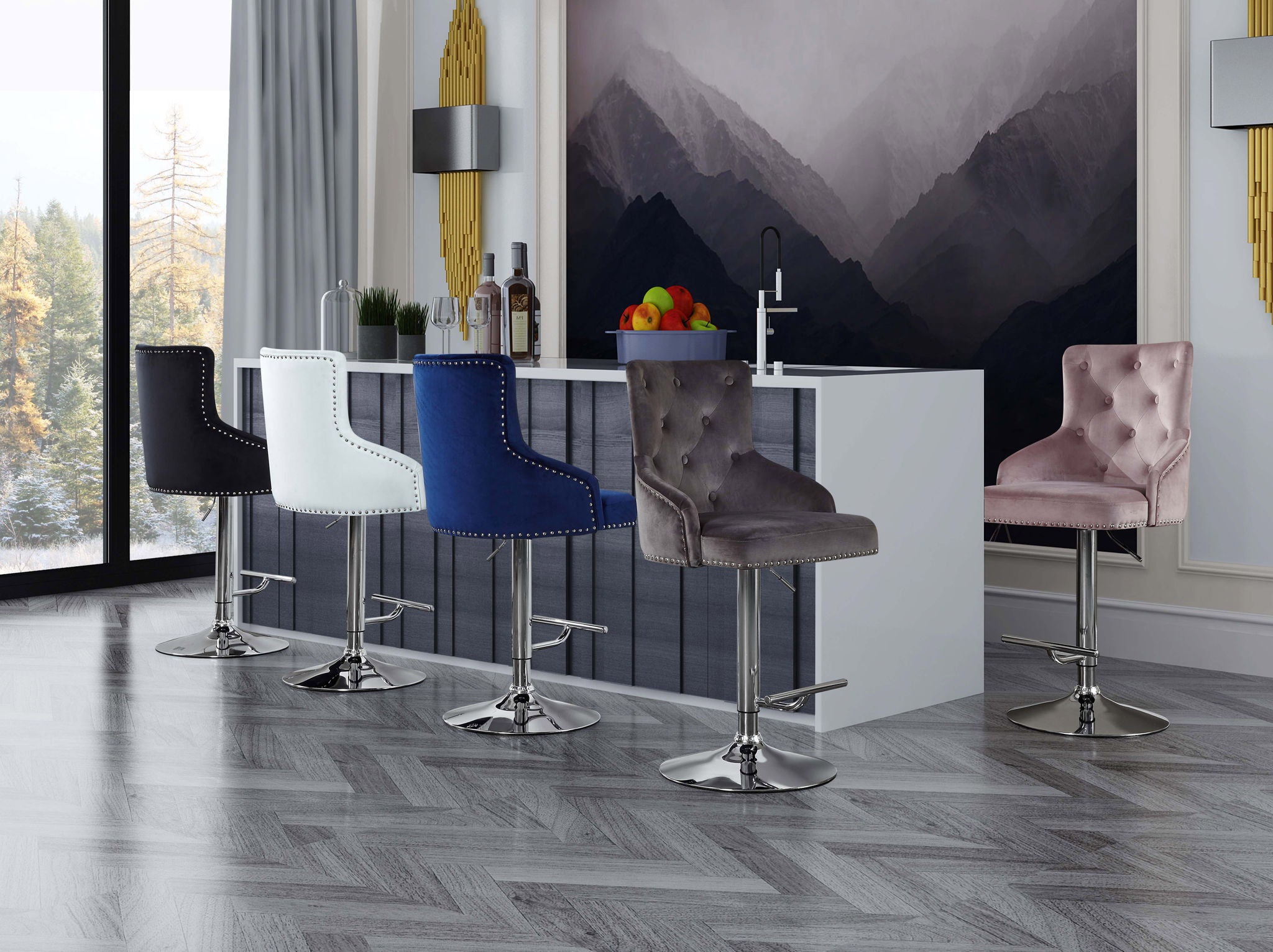 Claude - Adjustable Stool Swivel - Urban Living Furniture (Los Angeles, CA)