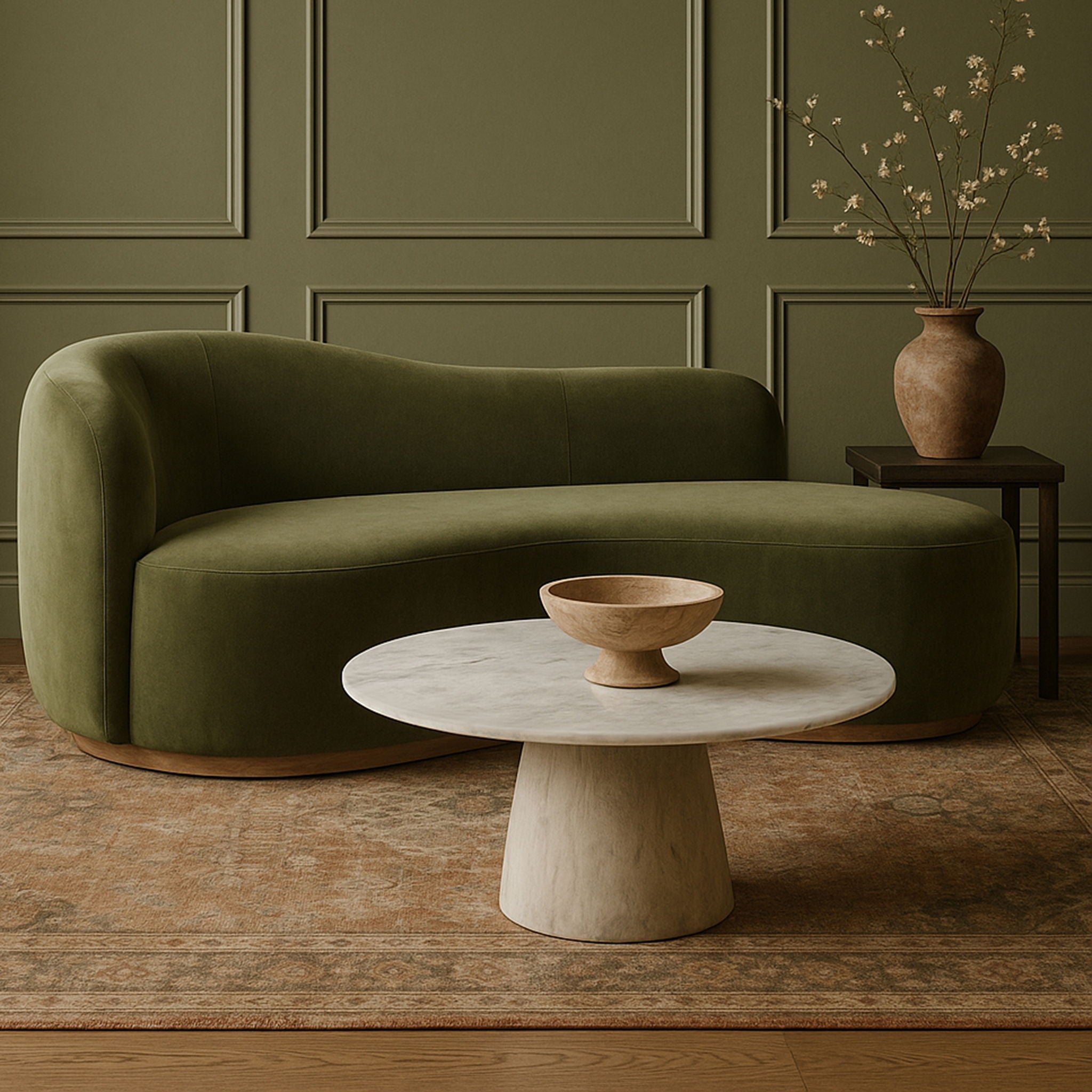 Liona - Marble And Mango Wood Table - Urban Living Furniture (Los Angeles, CA)