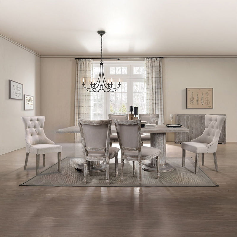 Gabrian - Dining Table - Reclaimed Gray - 31" - Urban Living Furniture (Los Angeles, CA)
