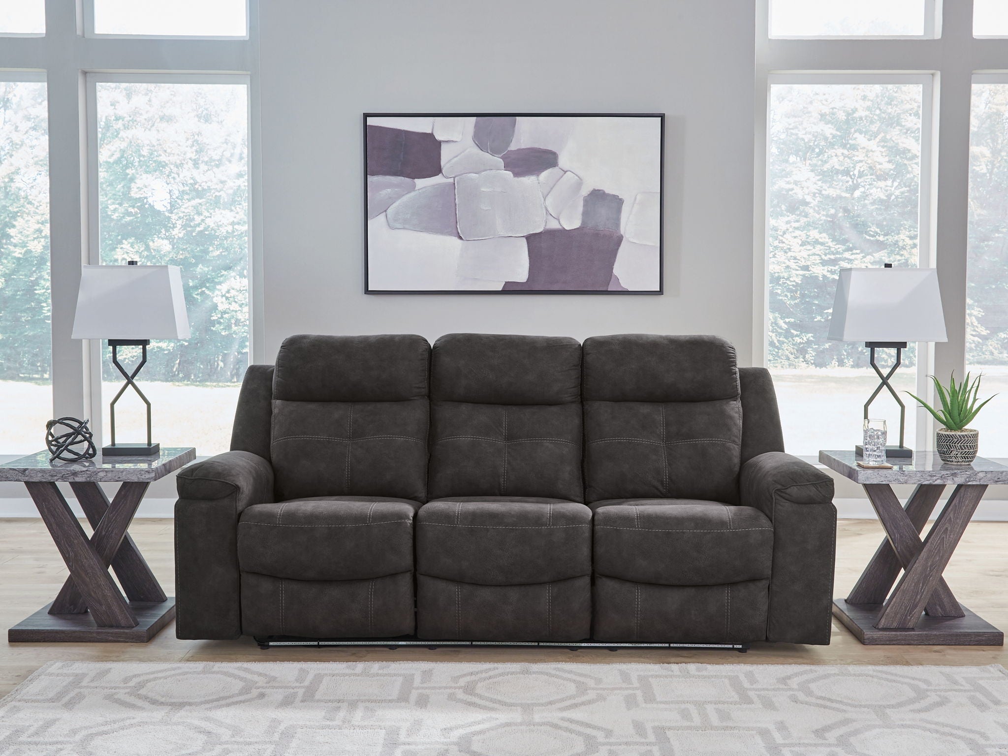 Brysonview - Reclining Sofa - Charcoal - Urban Living Furniture (Los Angeles, CA)