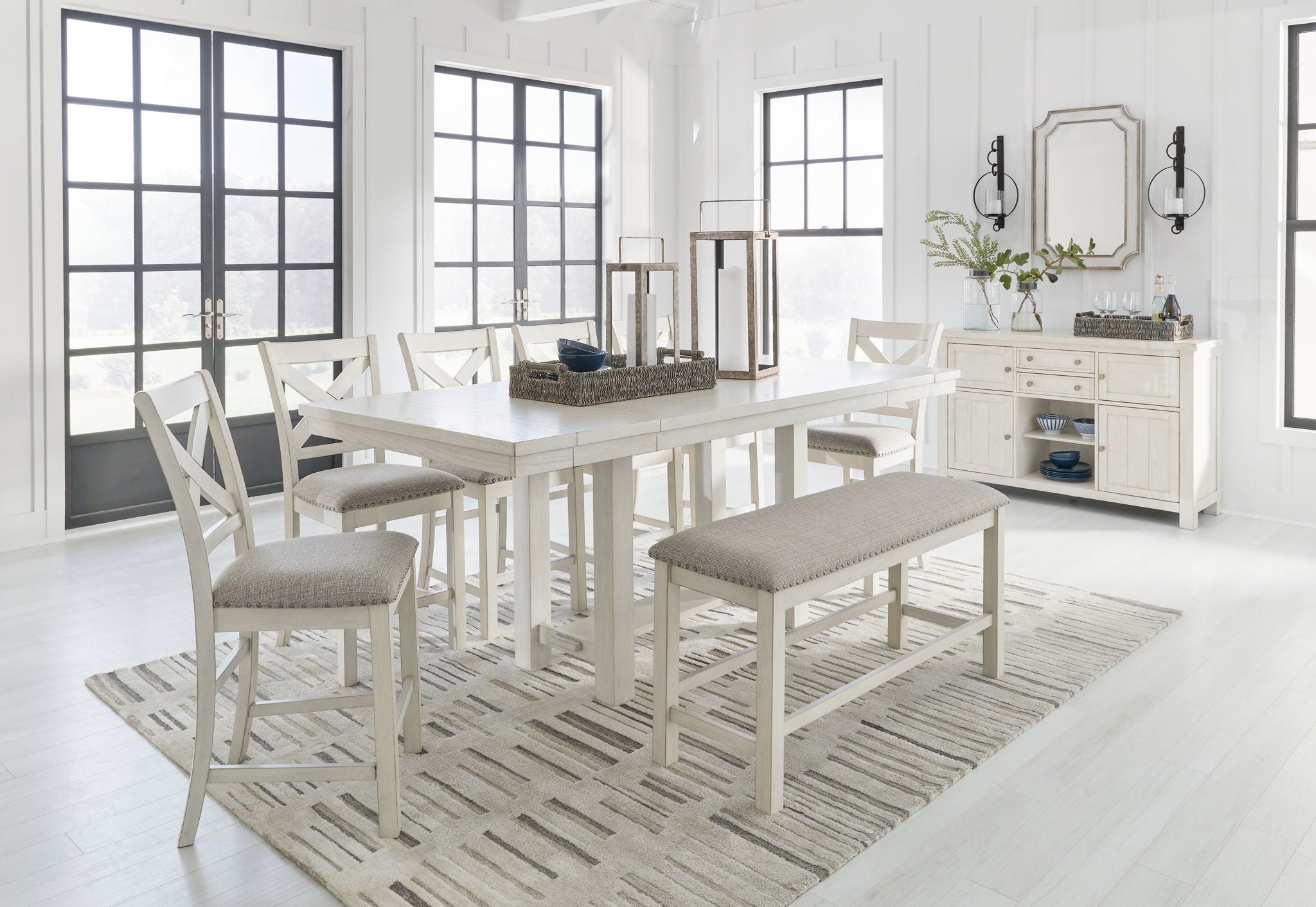 Robbinsdale - Rectangular Counter Height Dining Extension Table Set - Urban Living Furniture (Los Angeles, CA)