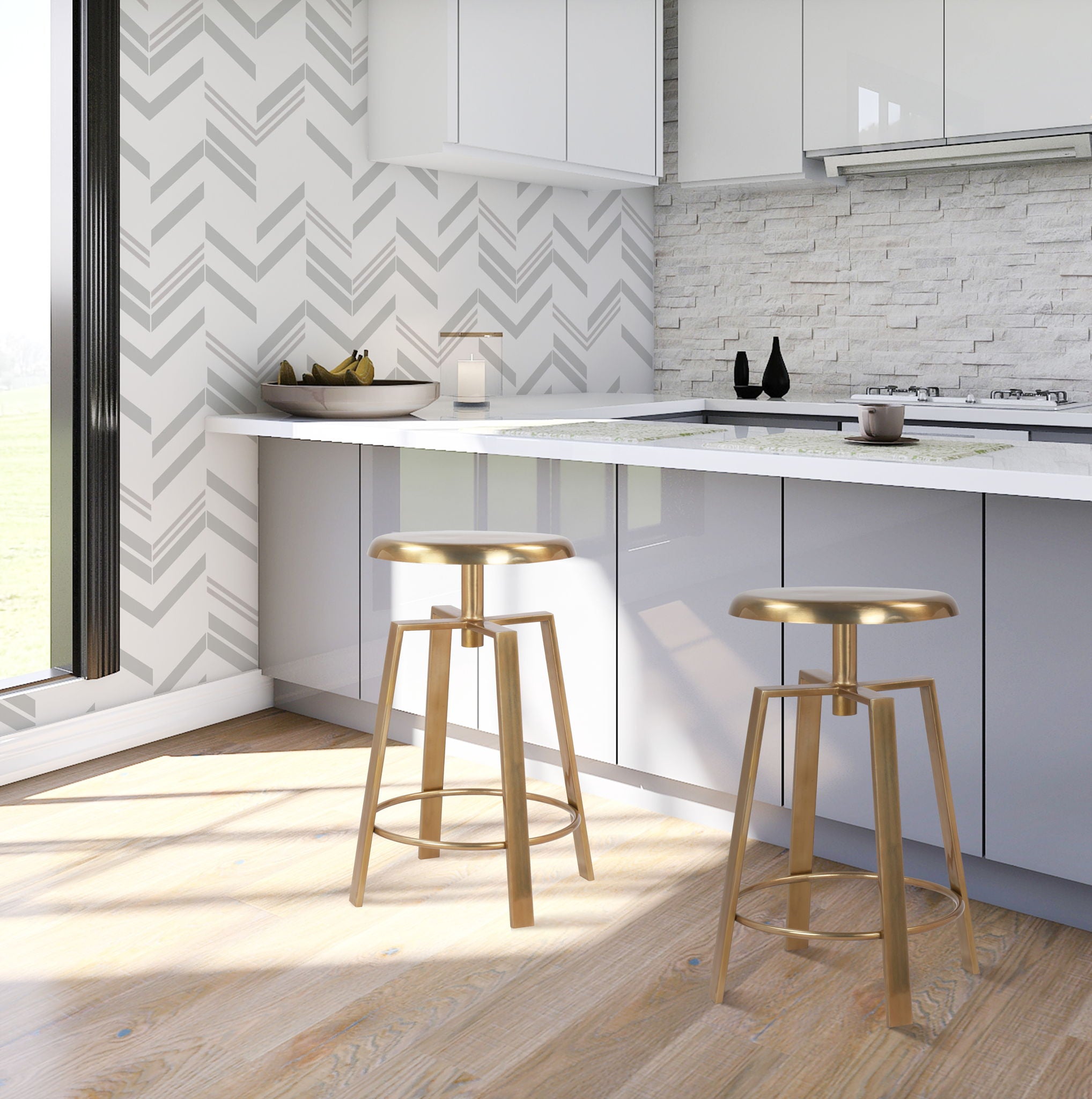 Lang - Counter Bar Stool - Urban Living Furniture (Los Angeles, CA)
