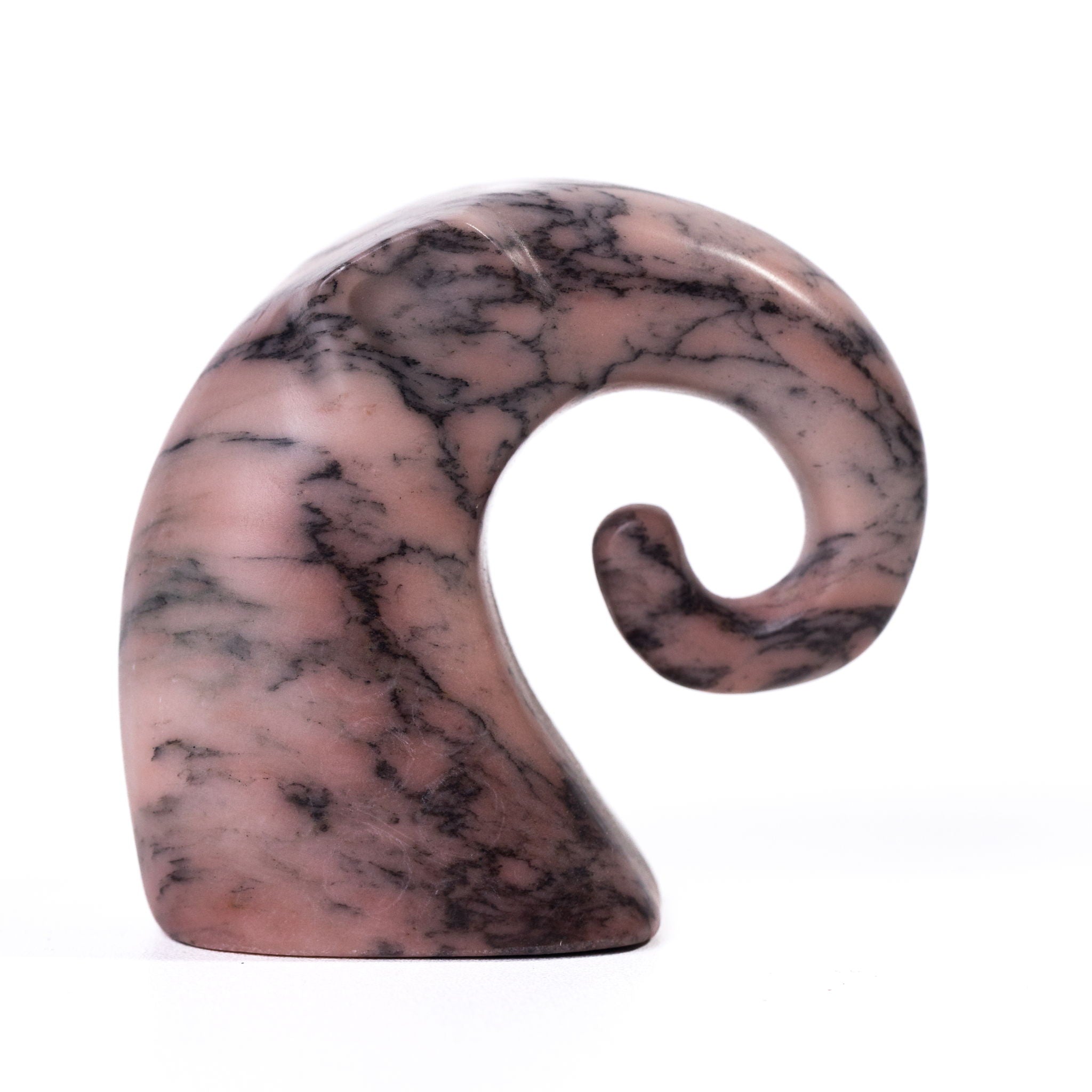 Marble Elephant Statue - Pink Green - Urban Living Furniture (Los Angeles, CA)