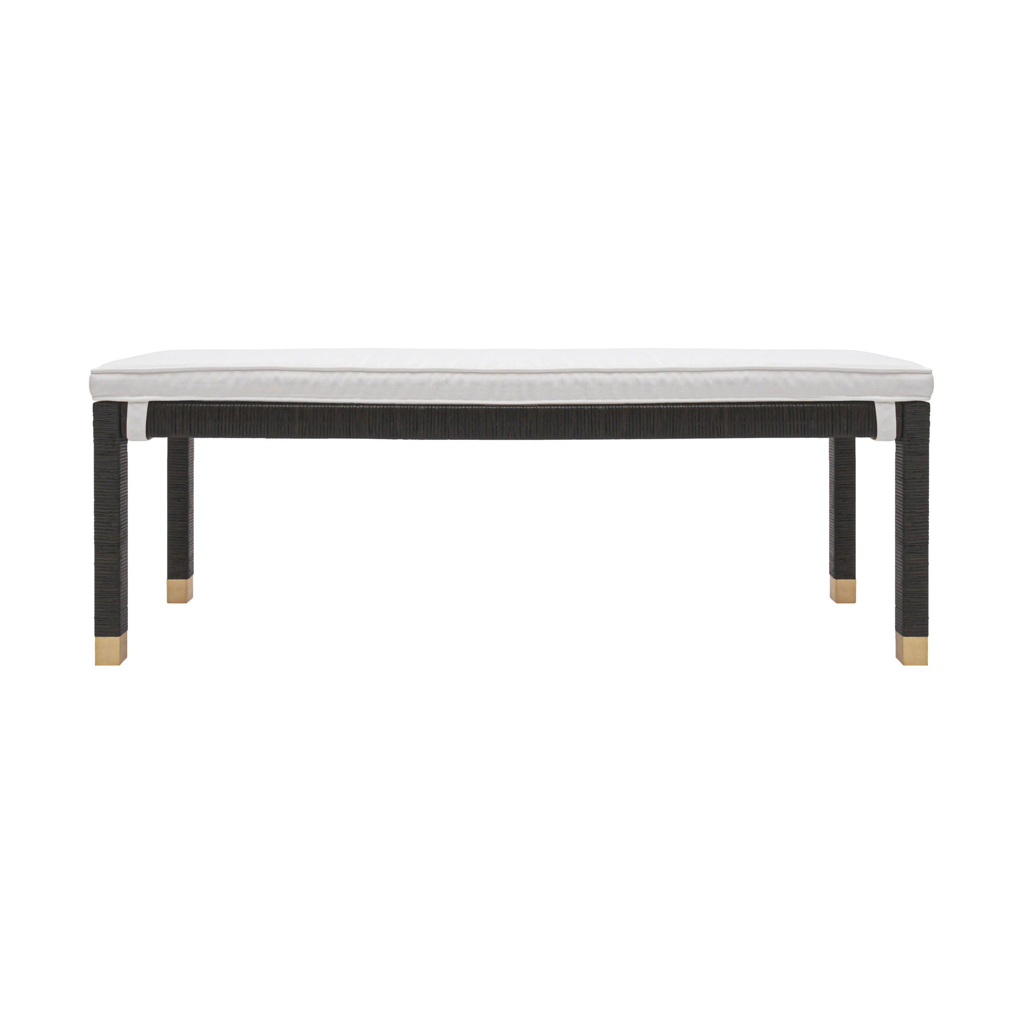 Amara - Woven Rattan Bench - Urban Living Furniture (Los Angeles, CA)