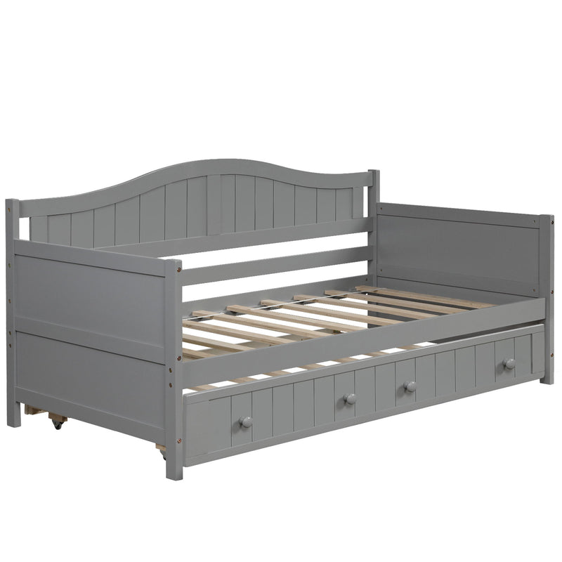 Wooden Daybed, Sofa Bed, No Box Spring Needed