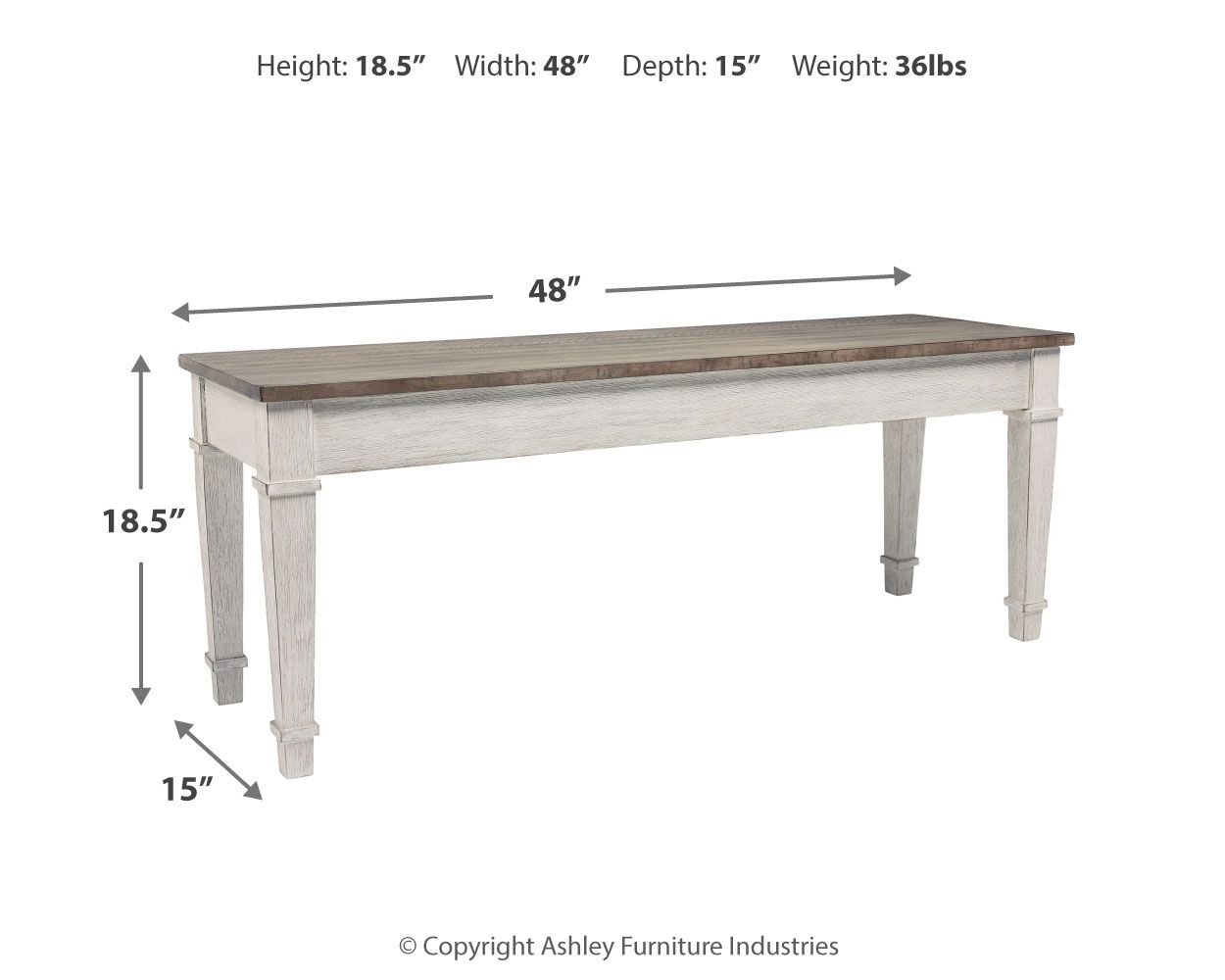 Skempton - White - Storage Bench - Urban Living Furniture (Los Angeles, CA)