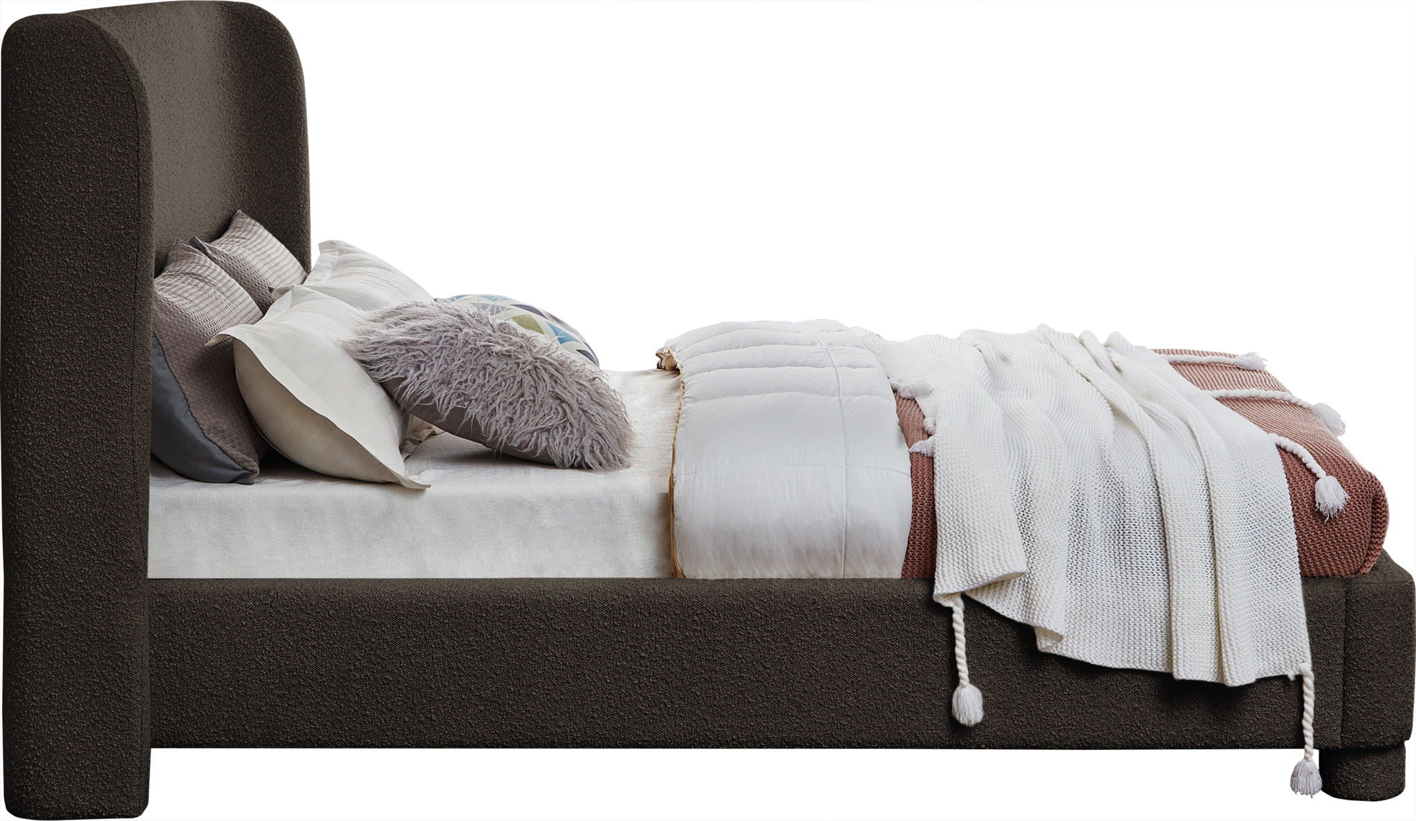 Penny - Boucle Fabric Bed - Urban Living Furniture (Los Angeles, CA)