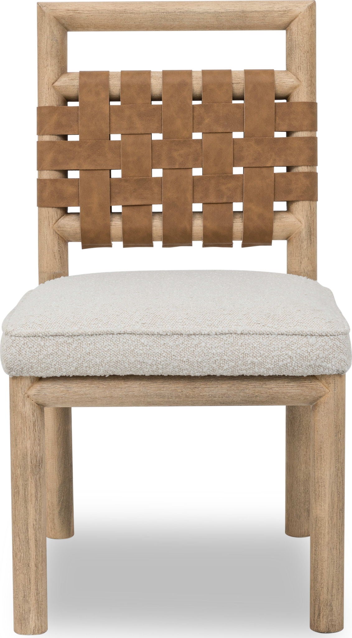 Dorsey - Weaven Dining Chair (Set of 2) - Ginger / Ricotta
