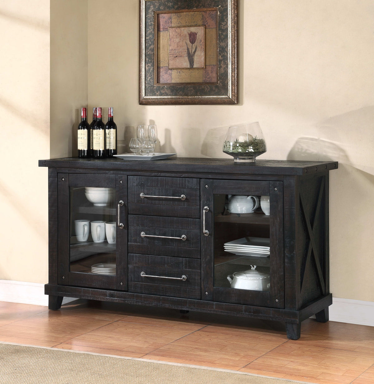 Yosemite - Solid Wood Sideboard - Cafe