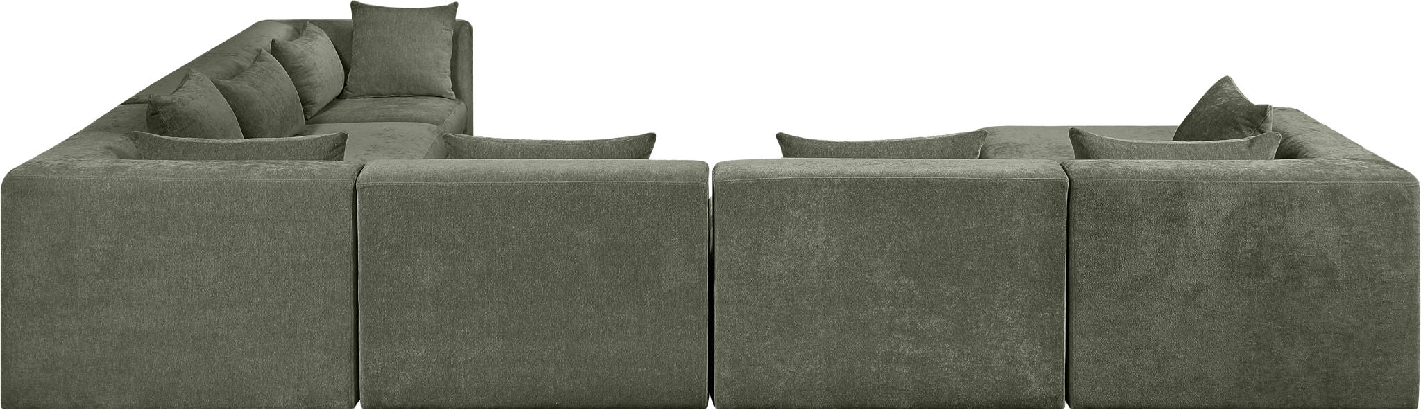 Stellar - 7 Piece Chenille Fabric Upholstered Modular Sectional - Urban Living Furniture (Los Angeles, CA)