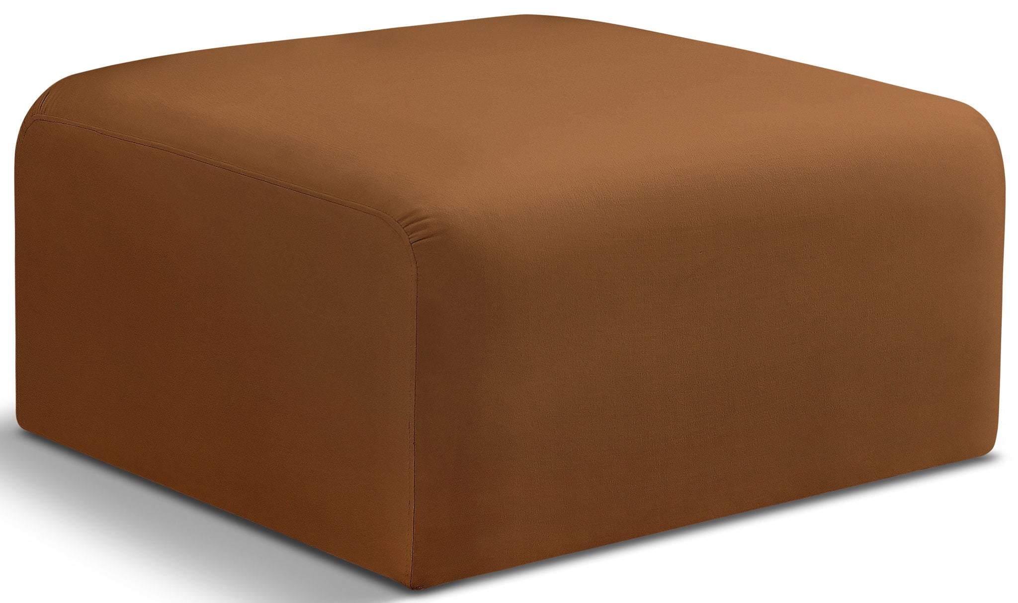 Arc - Velvet Ottoman - Saddle - Urban Living Furniture (Los Angeles, CA)