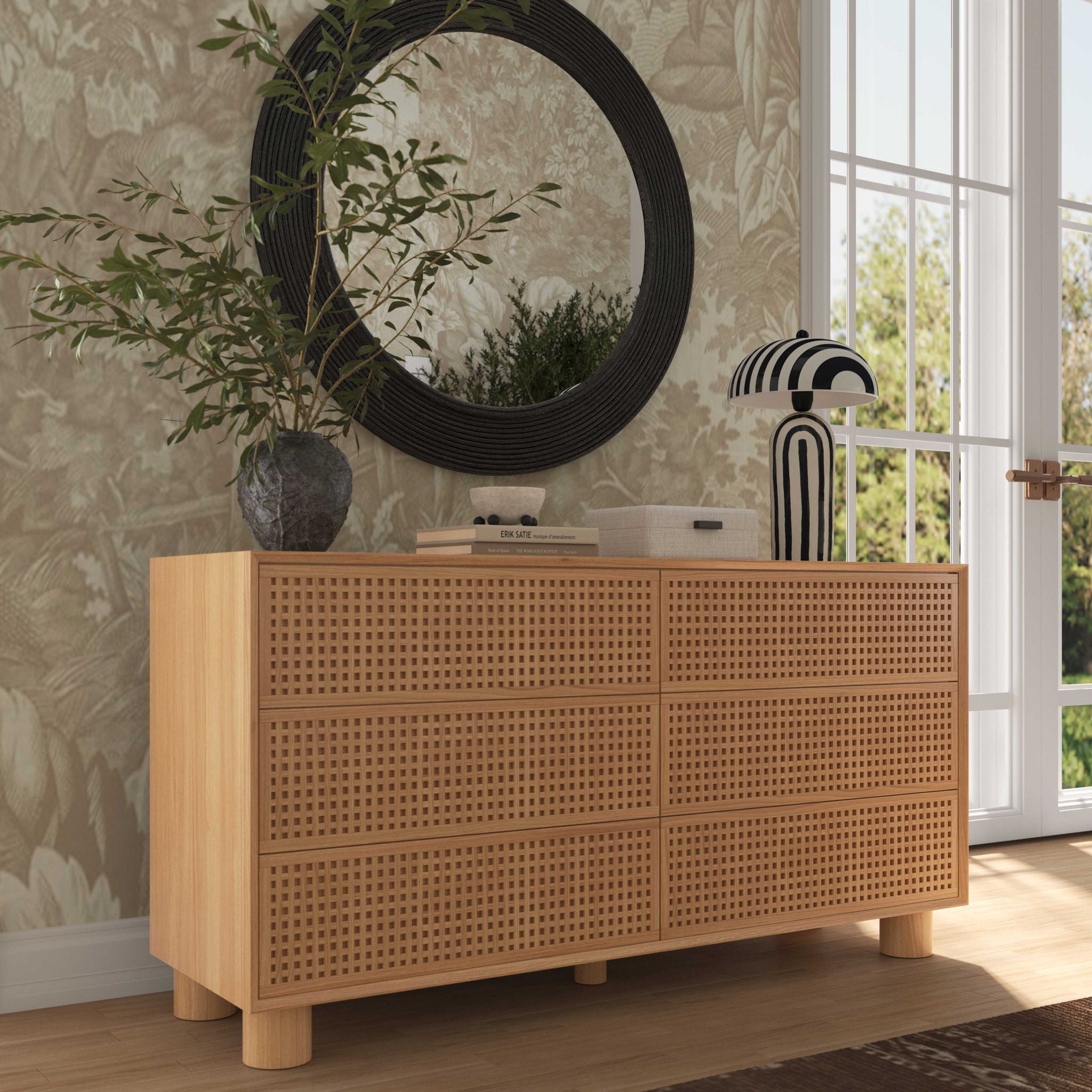 Miles - 6-Drawer Dresser - Natural - Urban Living Furniture (Los Angeles, CA)
