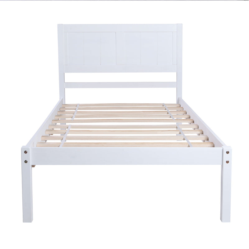 Classic Platform Bed With Headboard