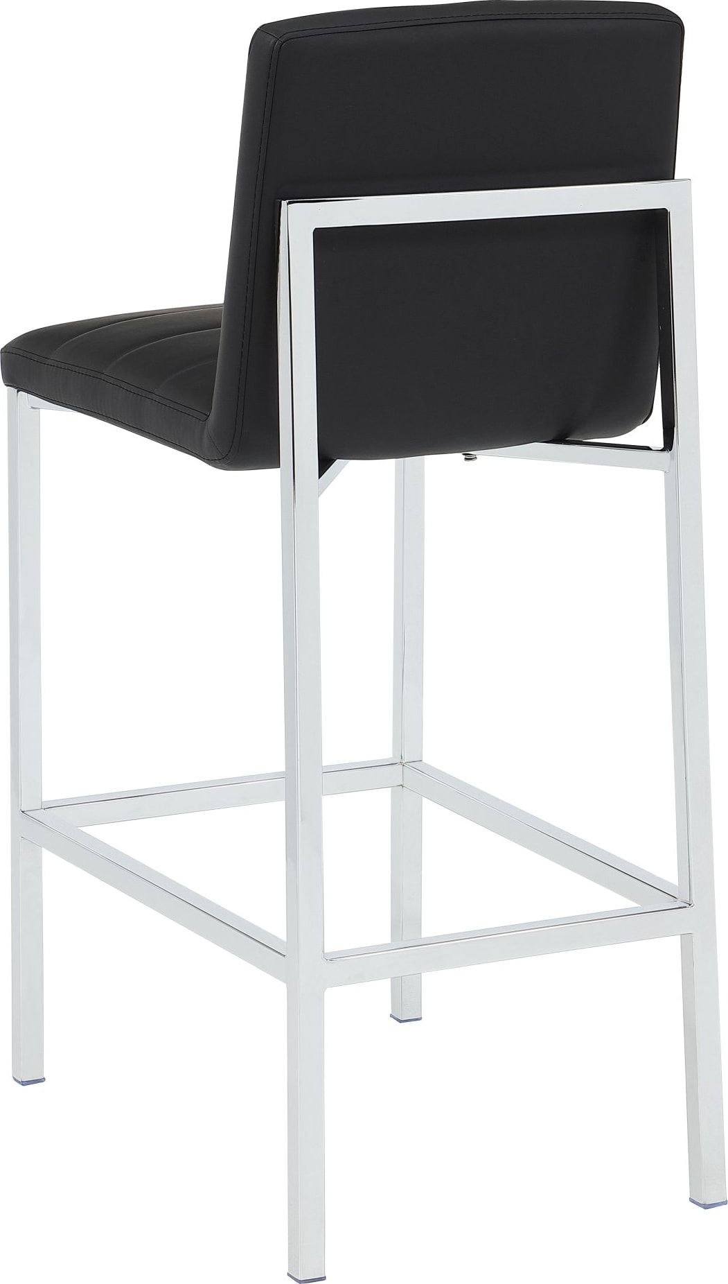 Amalfi - Metal Back Stool (Set of 2) - Soot / Chrome