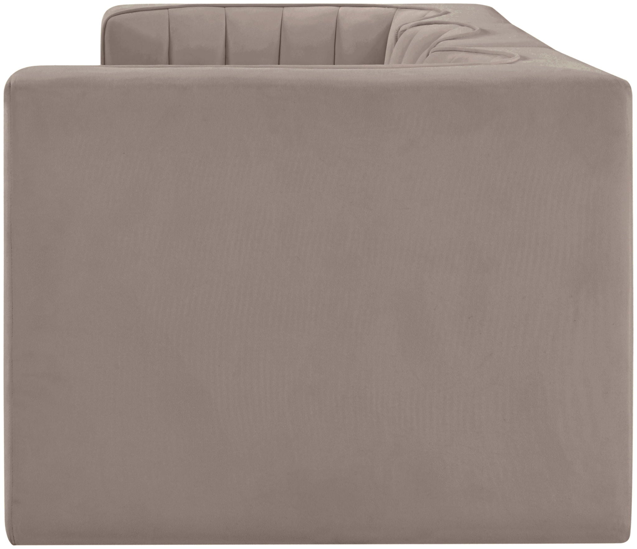 Rummi - Velvet Performance Fabric Upholstered 3 Piece Modular Sofa - Urban Living Furniture (Los Angeles, CA)