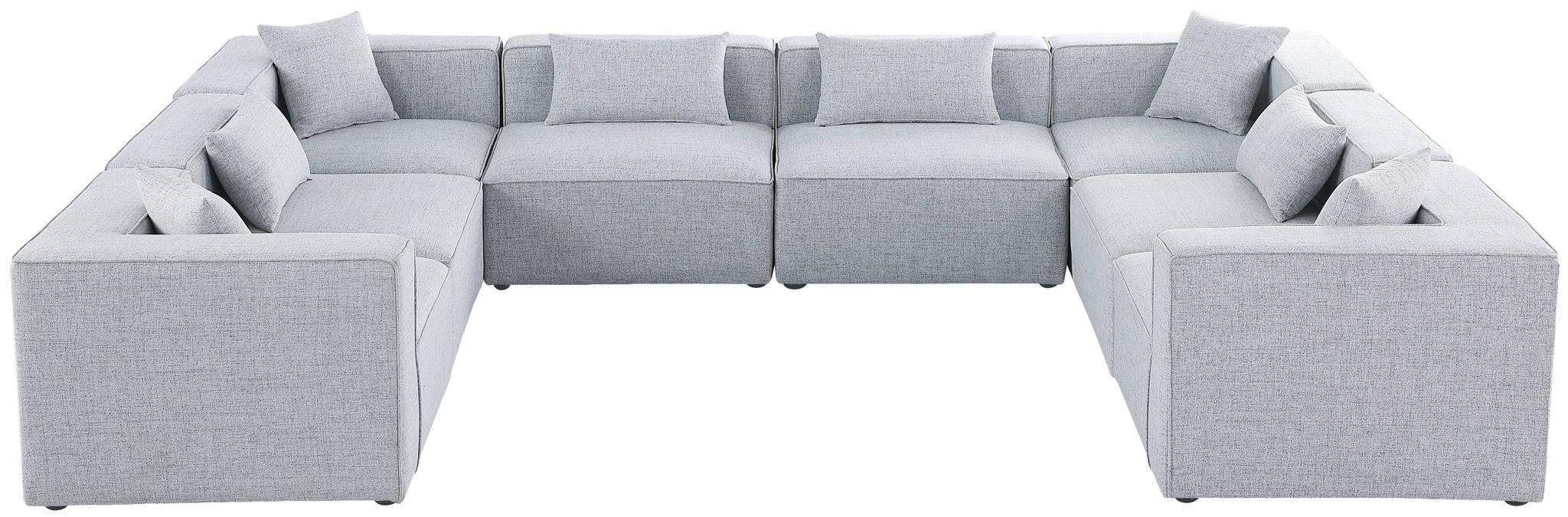 Cube - Linen 8 Piece Modular Sectional - Urban Living Furniture (Los Angeles, CA)