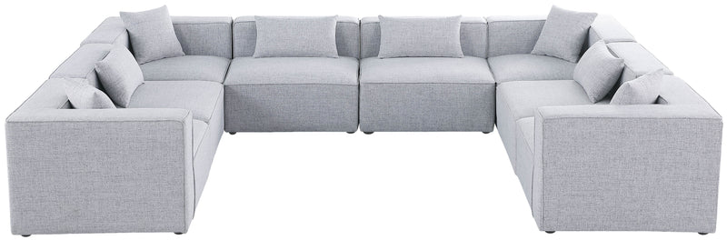 Cube - Linen 8 Piece Modular Sectional