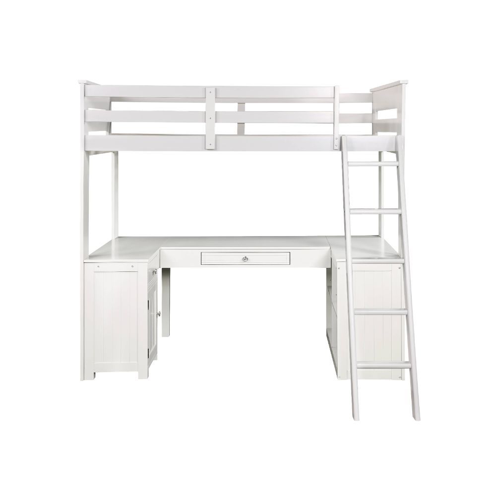 Ambar - Loft Bed - Light Gray - Urban Living Furniture (Los Angeles, CA)