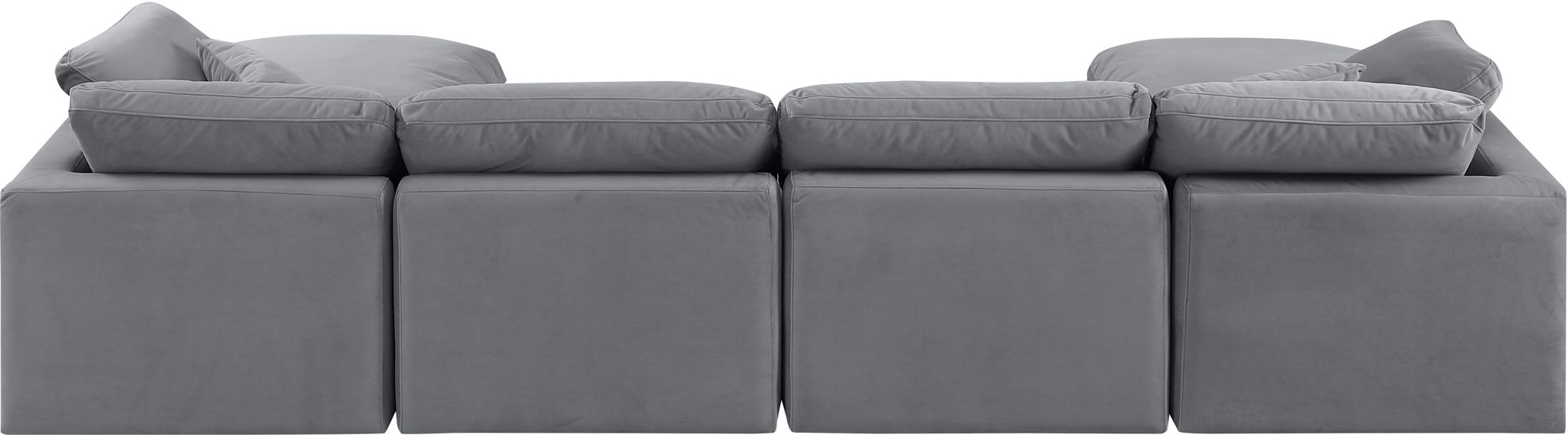 Indulge - Velvet 6 Piece Modular Double Chaise Sectional - Urban Living Furniture (Los Angeles, CA)