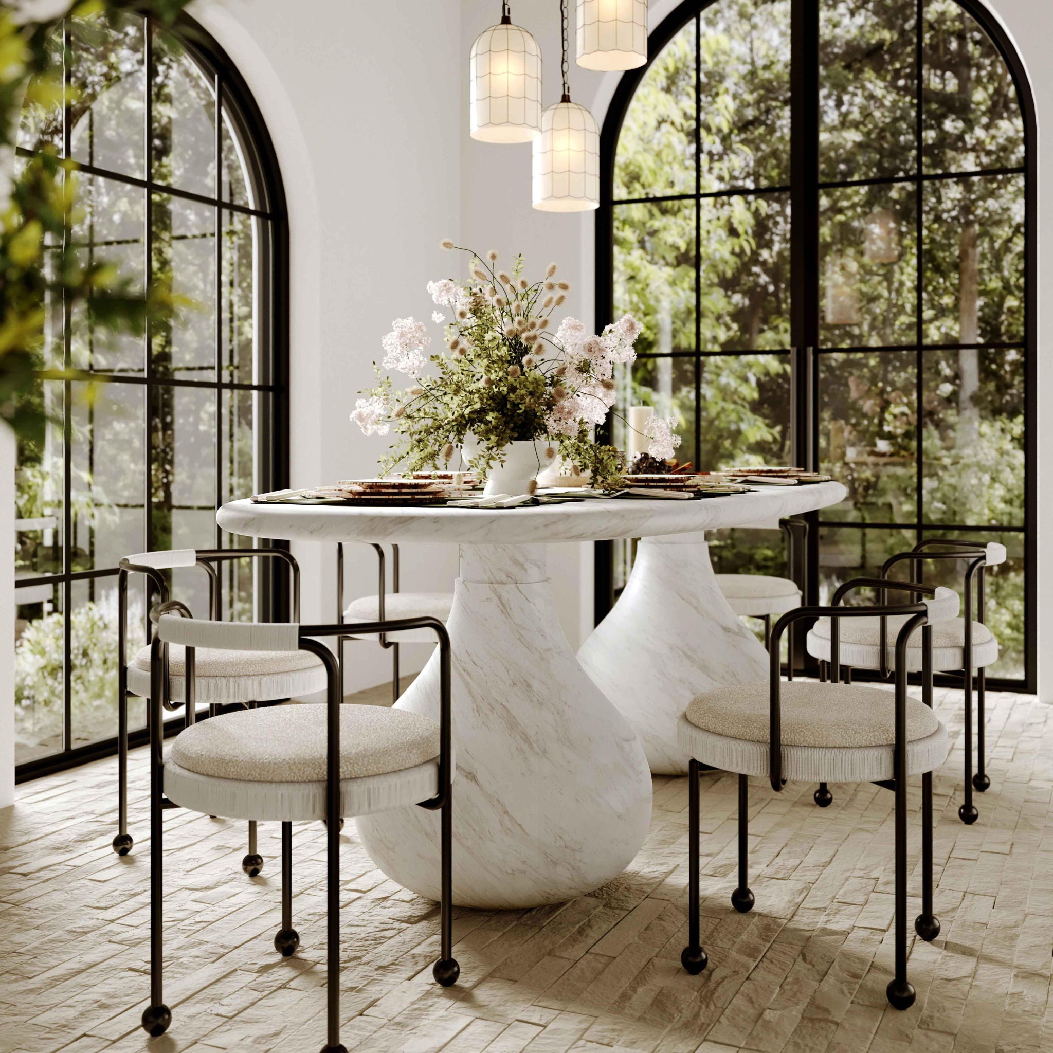 Smooch - 87" Indoor / Outdoor Oval Dining Table - Urban Living Furniture (Los Angeles, CA)