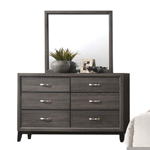 Valdemar - Mirror - Weathered Gray - Urban Living Furniture (Los Angeles, CA)