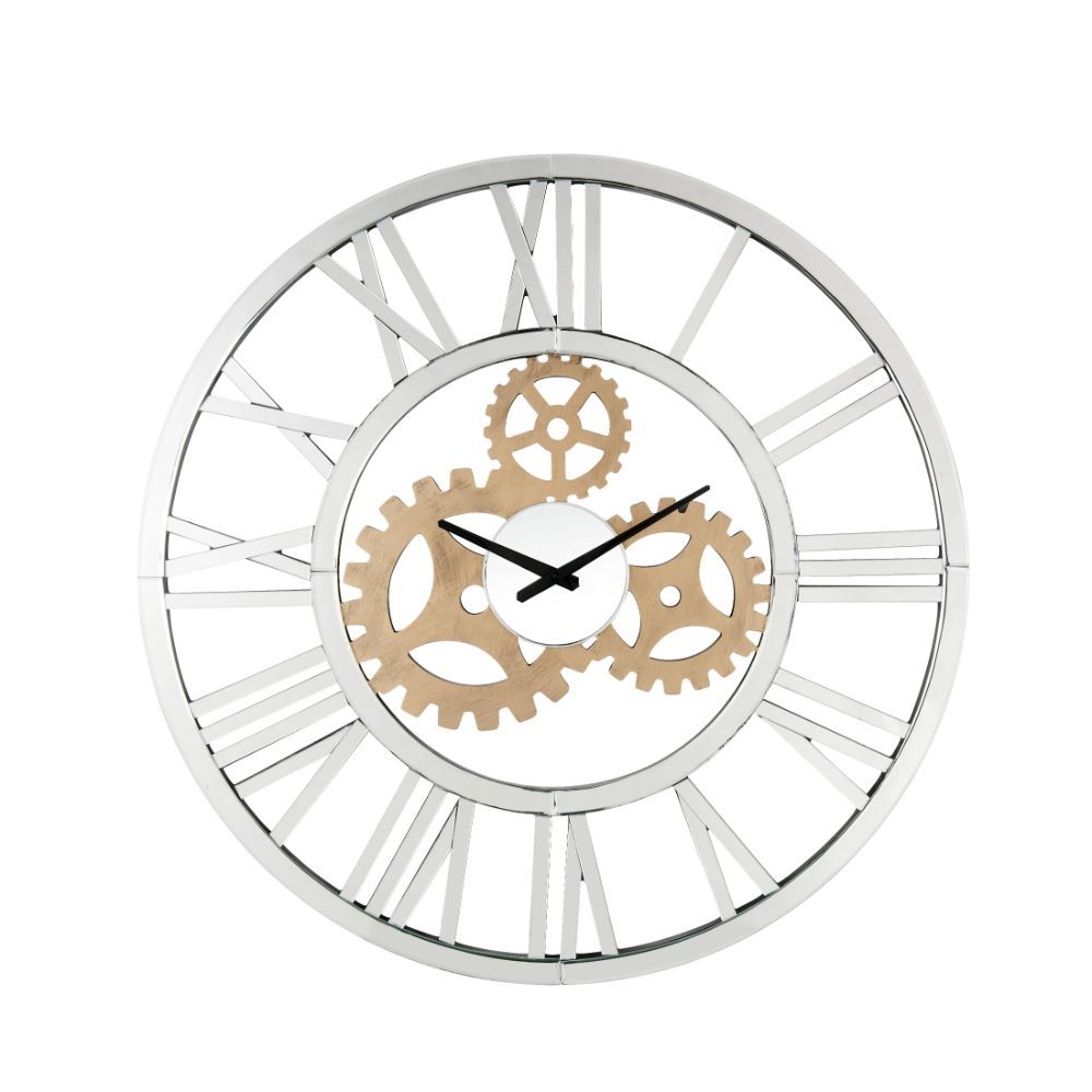 Dominic - Wall Clock - Mirrored - Urban Living Furniture (Los Angeles, CA)