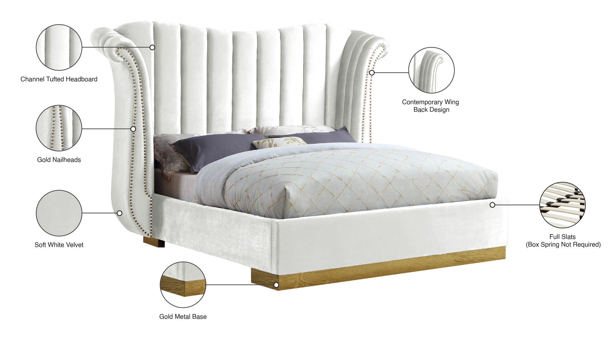 Flora - Bed - Urban Living Furniture (Los Angeles, CA)