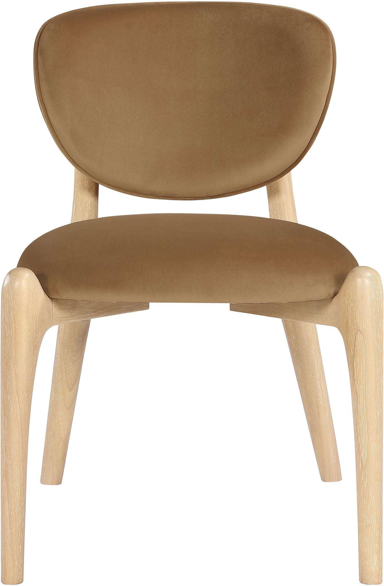Velora - Upholstered Dining Chair (Set of 2) - Saddle / Natural - Urban Living Furniture (Los Angeles, CA)