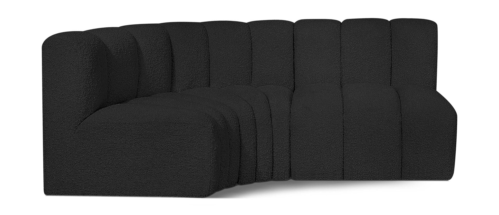 Arc - Boucle Fabric 3 Piece Sofa - Urban Living Furniture (Los Angeles, CA)
