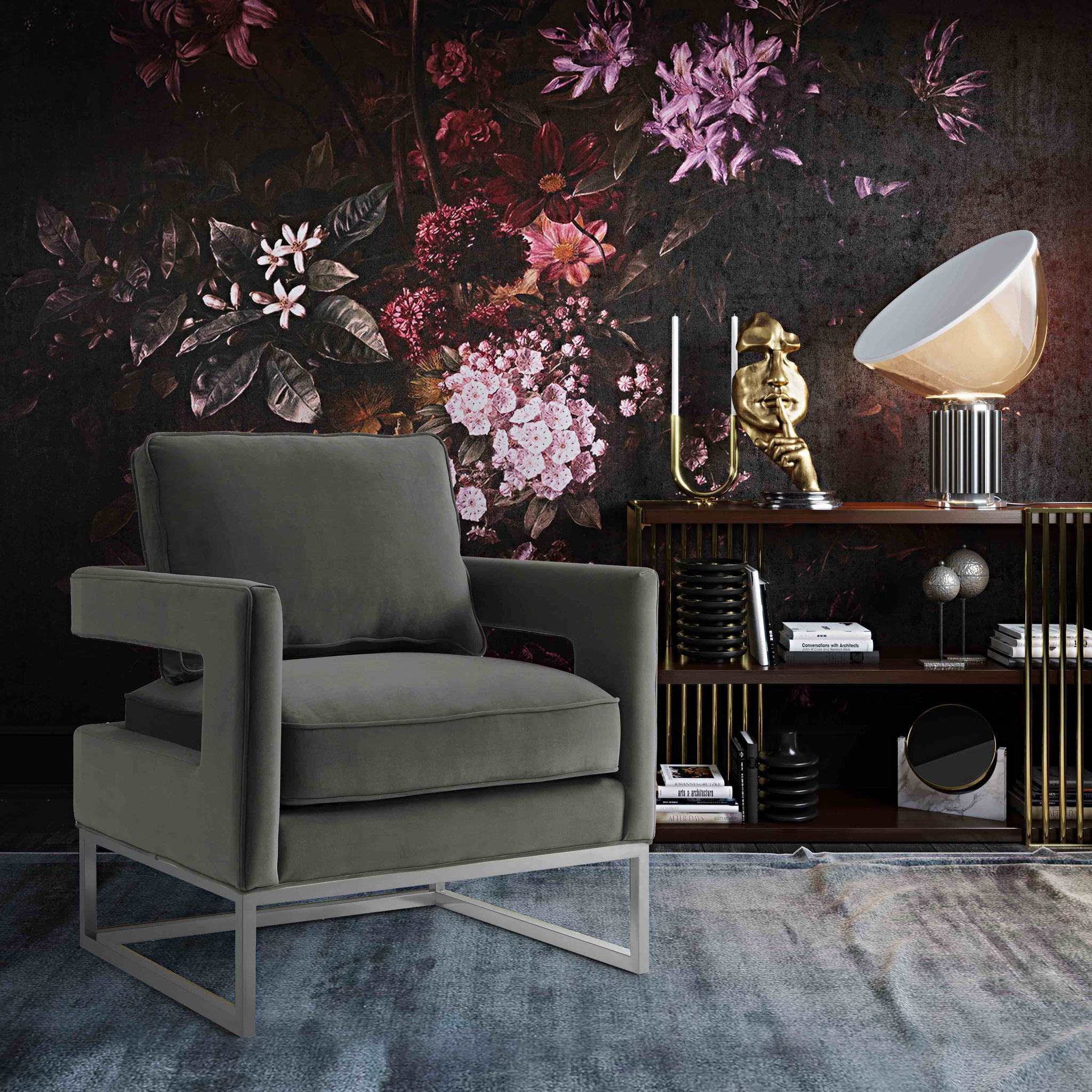 Avery - Velvet Chair - Urban Living Furniture (Los Angeles, CA)