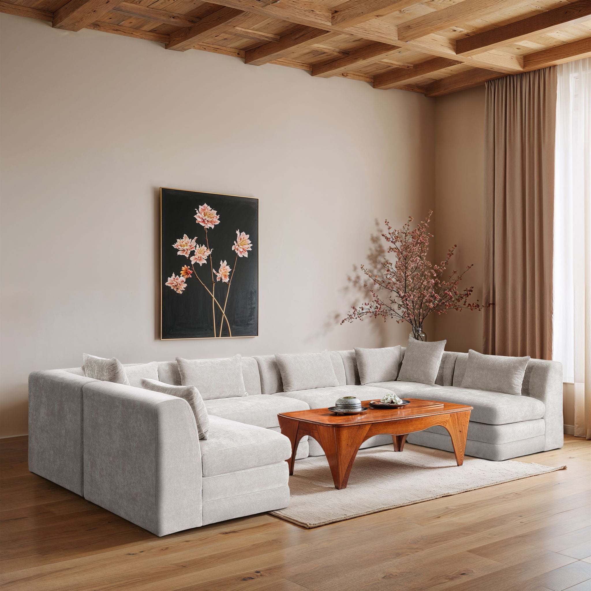 Stellar - 6 Piece Upholstered Modular Sectional - Urban Living Furniture (Los Angeles, CA)