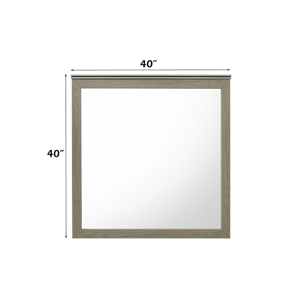 Joanna - Mirror - Weathered Gray - Urban Living Furniture (Los Angeles, CA)