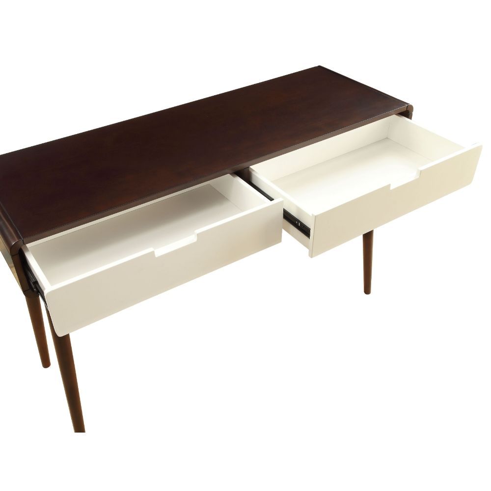 Christa - Sofa Table - White & Espresso - Urban Living Furniture (Los Angeles, CA)