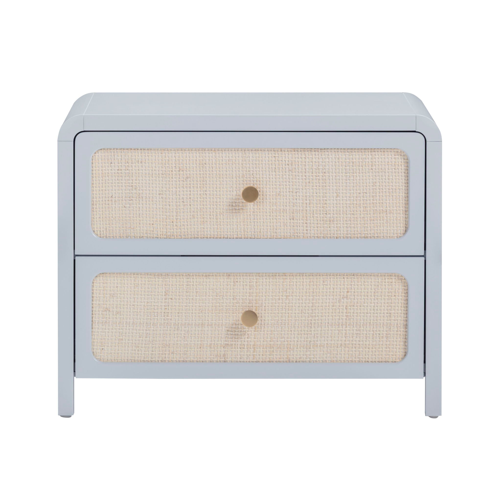 Patty - Rattan 2-Drawer Nightstand