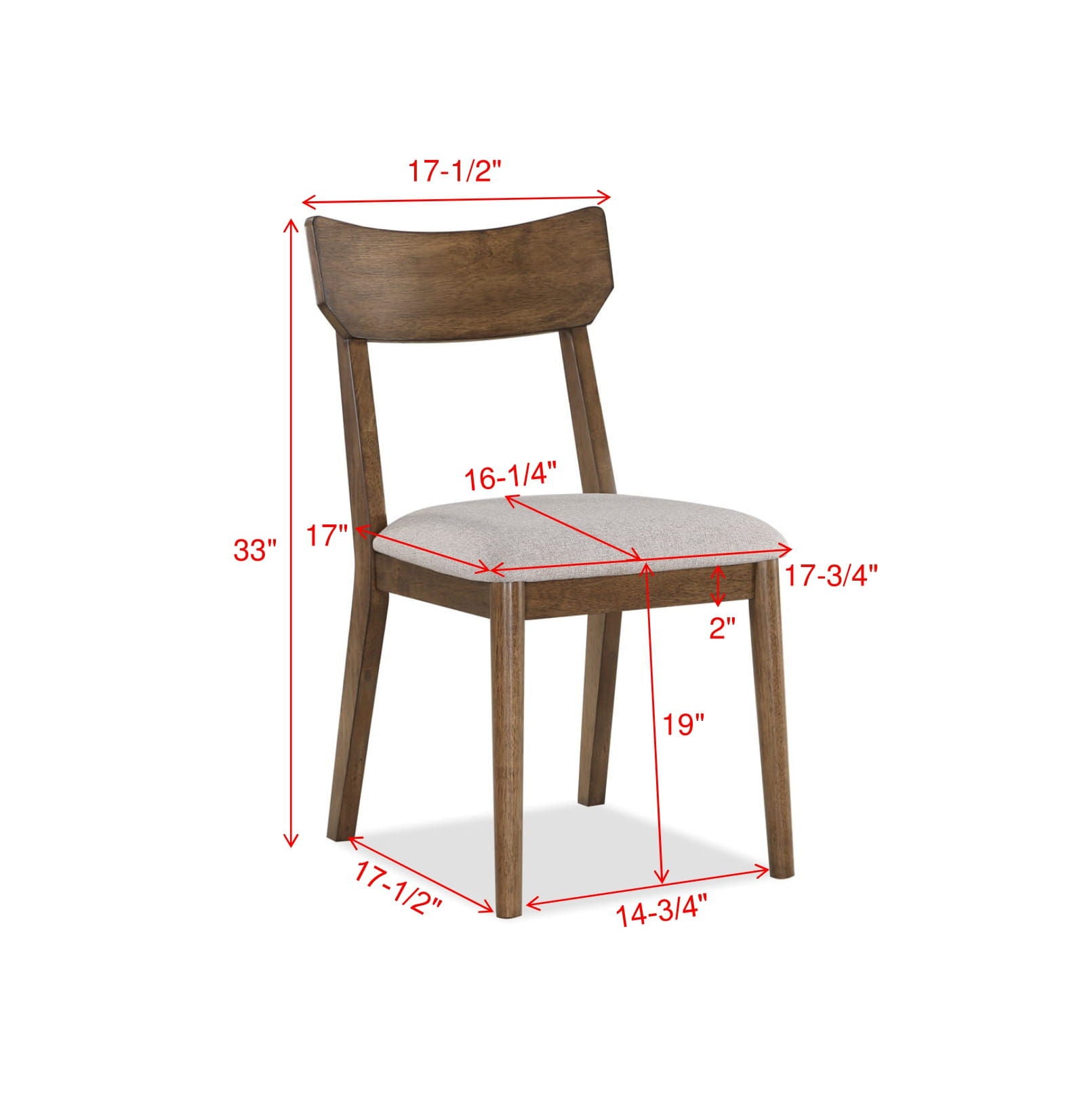 Weldon - Side Chair (Set of 4) - Brown - Urban Living Furniture (Los Angeles, CA)