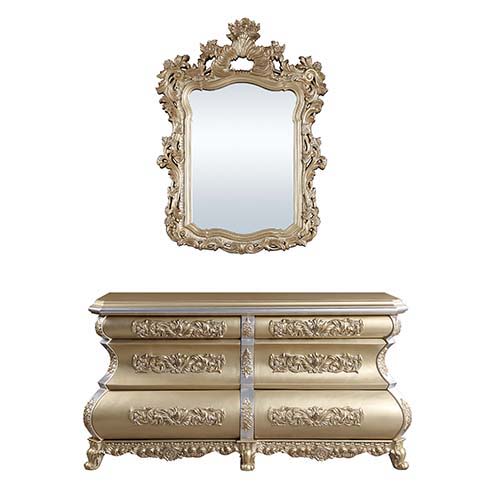 Seville - Server - Gold Finish - Urban Living Furniture (Los Angeles, CA)